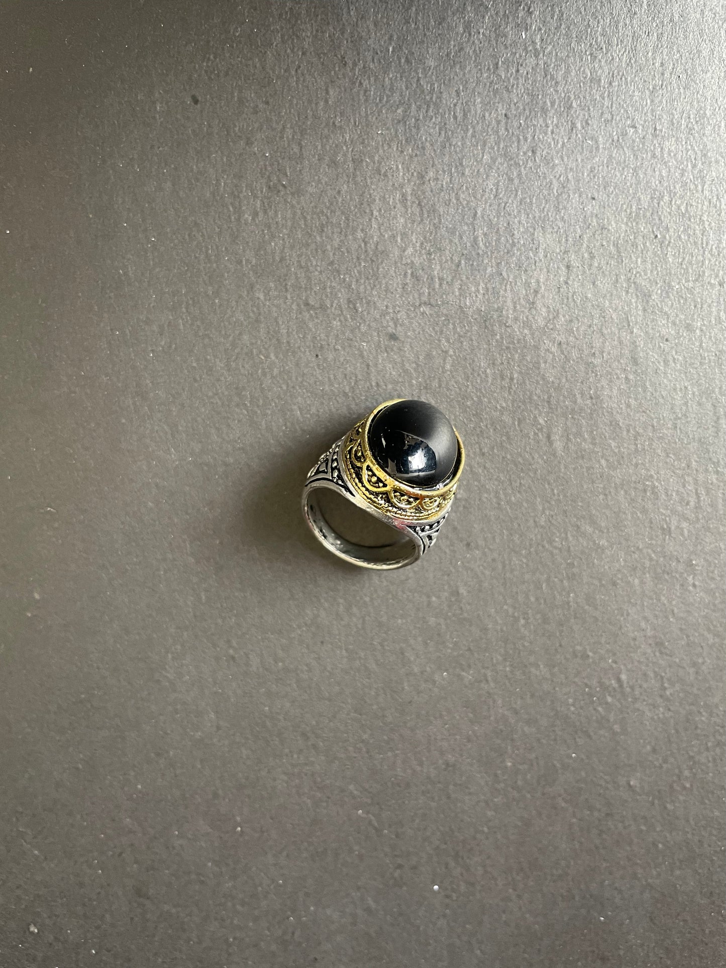 Turkish Ring Aqeeq Stone