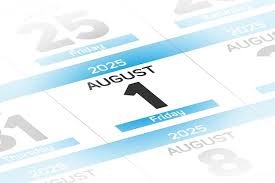 1 August 2025